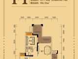 大足中央新天地_2室2厅1卫 建面77平米