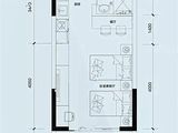 合生海角1号_E户型 建面40平米