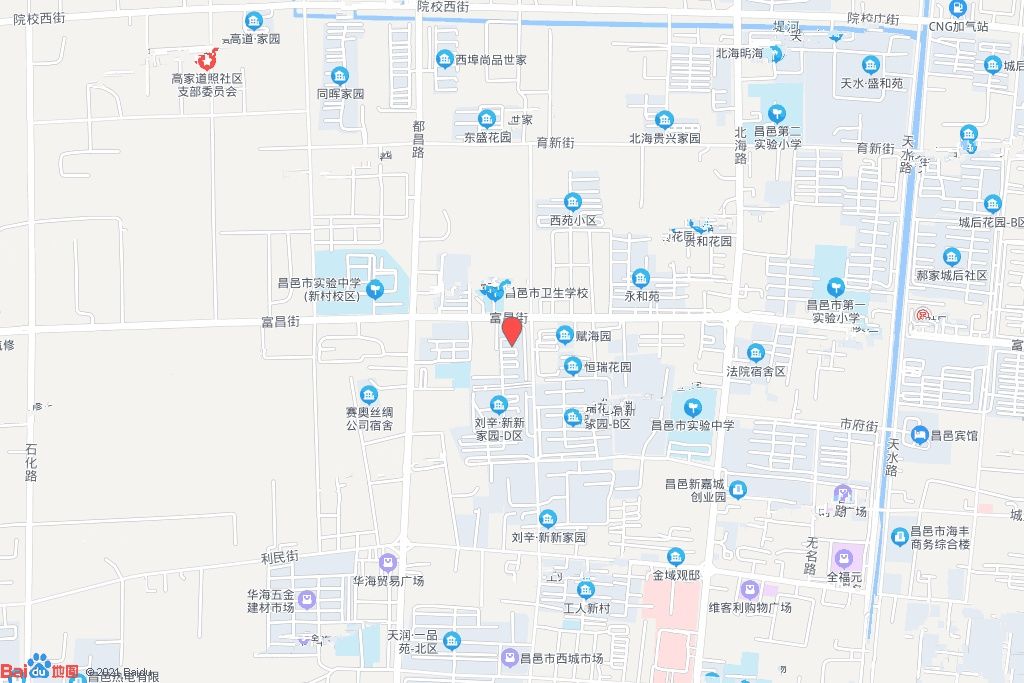 昌邑市富昌街以南、建设路以西