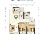 鑫洲湖心岛1号_2室2厅2卫 建面106平米