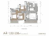 远达天荟云庭_3室2厅2卫 建面132平米