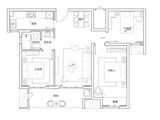 中弘珑望_3室2厅1卫 建面105平米