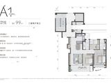 万科朗拾（二期）_3室2厅2卫 建面99平米