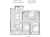 信达地产时代央著湖璟_3室2厅2卫 建面127平米