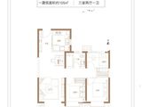 金地峯境_3室2厅1卫 建面105平米