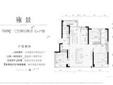 绿城晓月晴川_3室2厅2卫 建面132平米