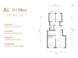 中建玖玥府_3室2厅1卫 建面79平米