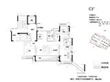 九颂山河时代城江山赋_4室2厅2卫 建面132平米