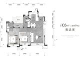 金地时代印_3室2厅2卫 建面103平米