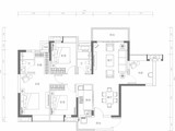 珠江四季悦城_5室2厅2卫 建面135平米